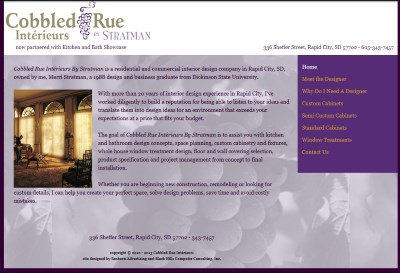 Cobbled Rue website